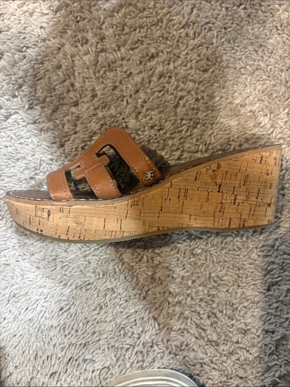 Sam Edelman Tan Brown Slide Sandals Size 8.5M - Picture 4 of 4